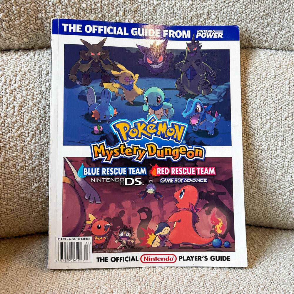 Pokemon Mystery Dungeon Blue Red Rescue Team Official Nintendo Power Guide Book
